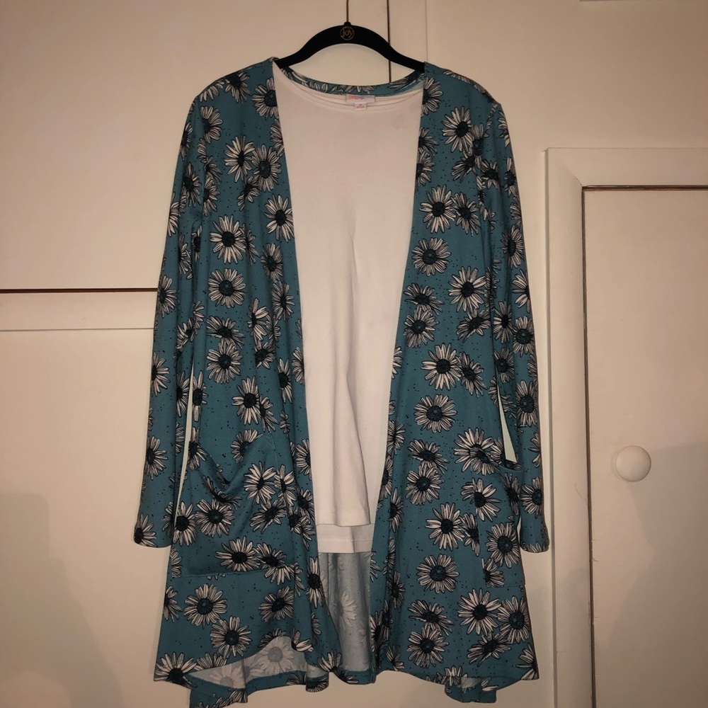 Floral LuLaRoe Caroline Cardigan Sweater